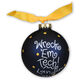 Georgia Tech University Glass Christmas Ornament Image 2 of 3